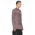 JULIUS 917CPM6 Ash Purple / The Order Of Chaos High Neck Top